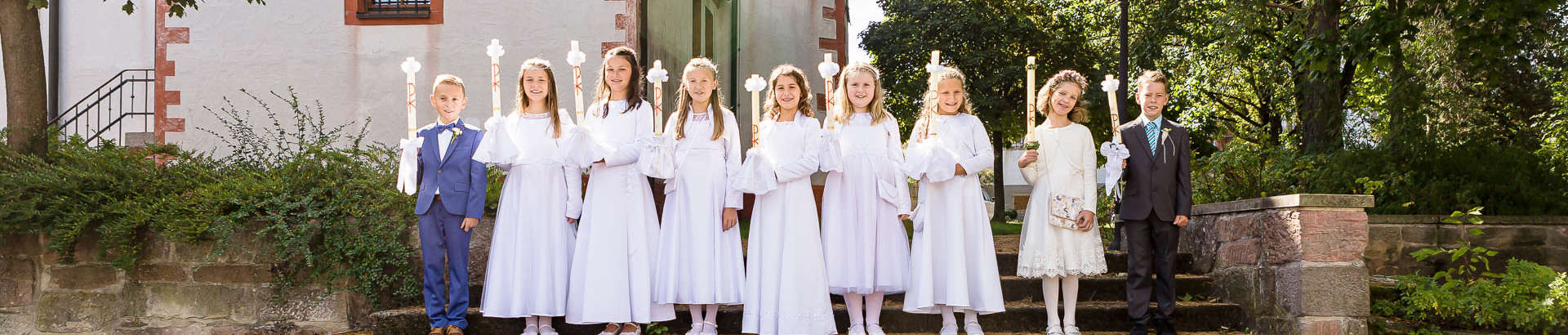 Gruppenfoto Erstkommunionkinder